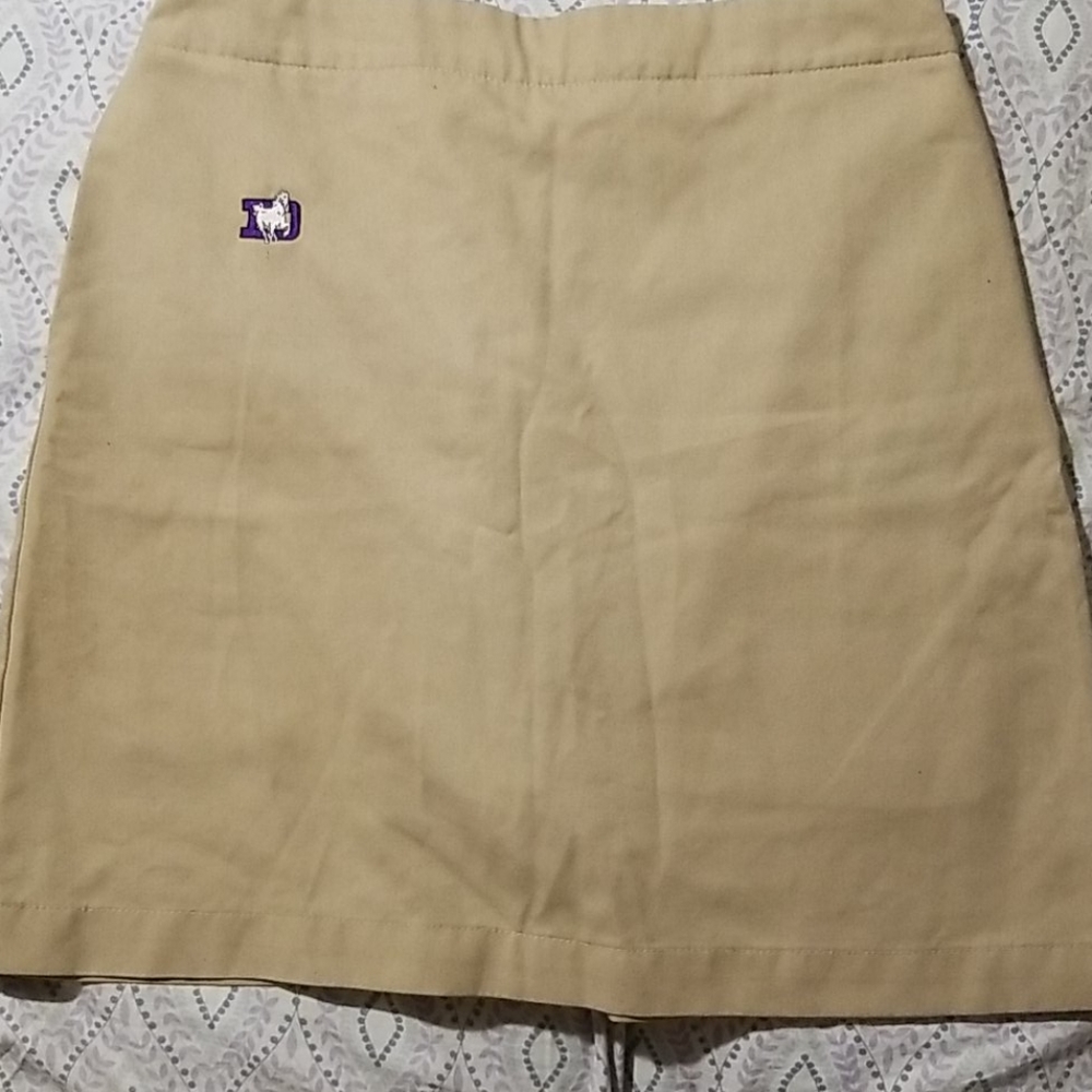 School Uniform Skort w/ sewed in patch
